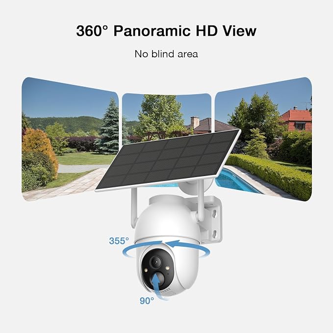 ELYSOO Solar Security Cameras Wireless Outdoor, 64GB Local Storage Included - Image 6
