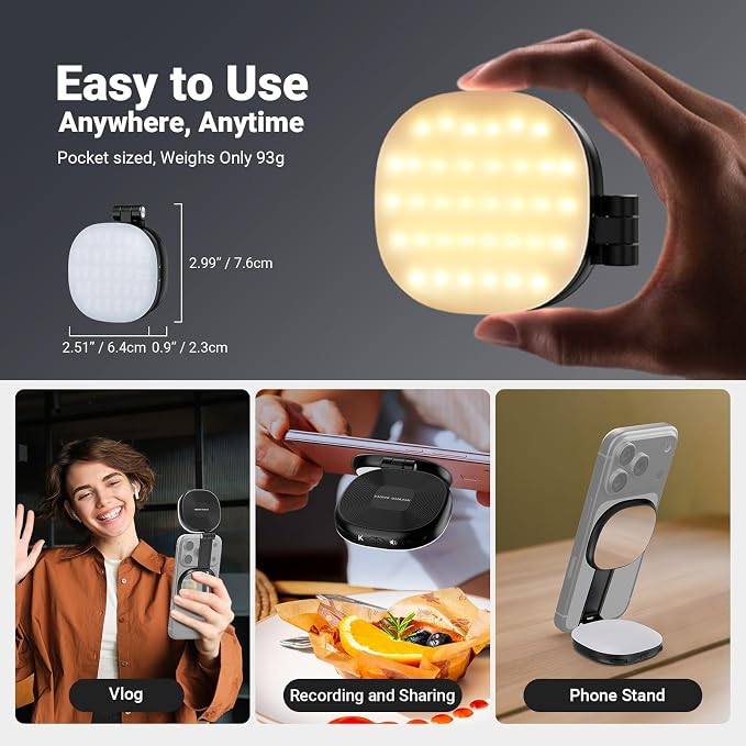 NEEWER Basics Magnetic Selfie Light Compatible - Image 8