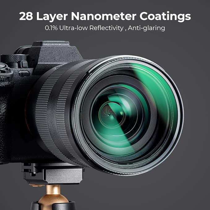 K&F CONCEPT 72mm Ultra-Low Reflectivity MCUV Lens Protection Filter 28 - Image 5
