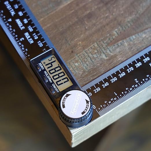 Digital Angle Finder Protractor, 7inch 200mm Angle Gauge Professional Measuring - Image 6