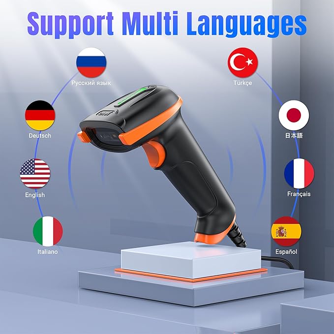 Tera Upgraded USB 1D 2D QR Barcode Scanner Wired, Officially Certified - Image 7