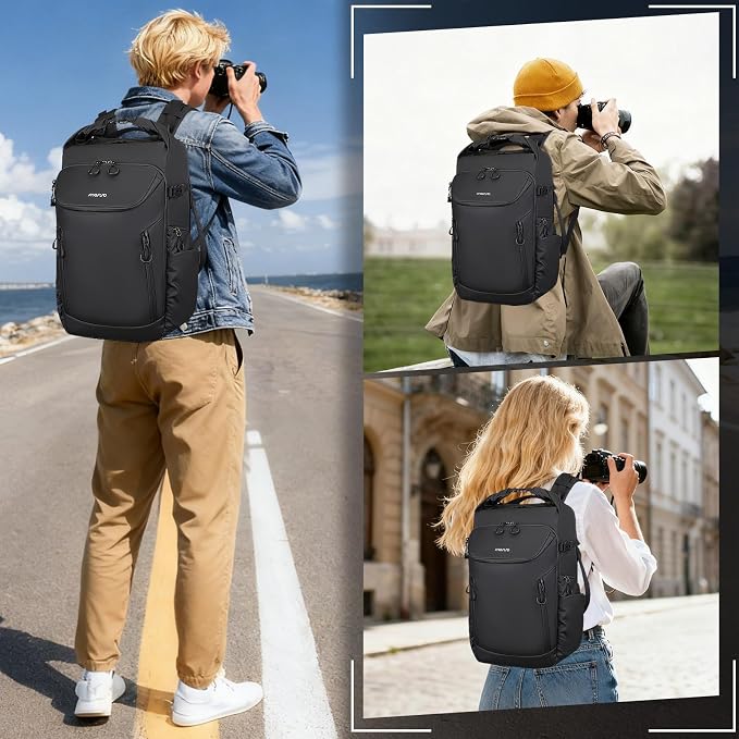 MOSISO Waterproof Camera Backpack, DSLR/SLR/Mirrorless Large Camera Bag - Image 8