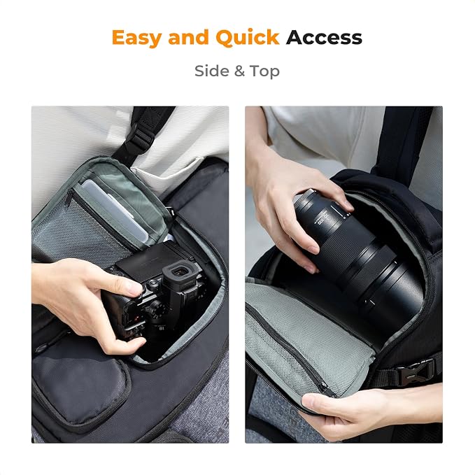 K&F CONCEPT Camera Backpack, 25L Large Capacity Camera Bag - Image 3