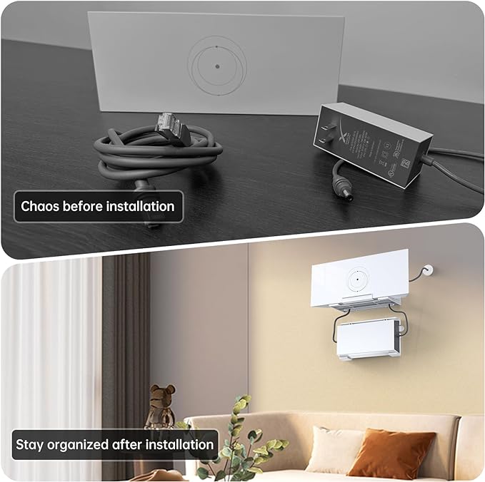 2 in 1 Starlink Gen 3 Router Mount & StarLink Standard V3 Power Supply Brackets - Image 4