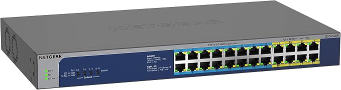 NETGEAR 24-Port Gigabit Ethernet Unmanaged PoE Switch - by NETGEAR