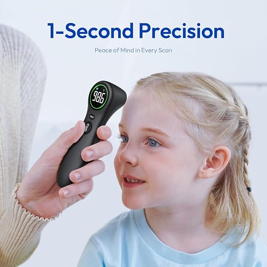 No-Touch Thermometer for Adults and Kids, 1-Second Fast Reading, Color-Coded - Image 3
