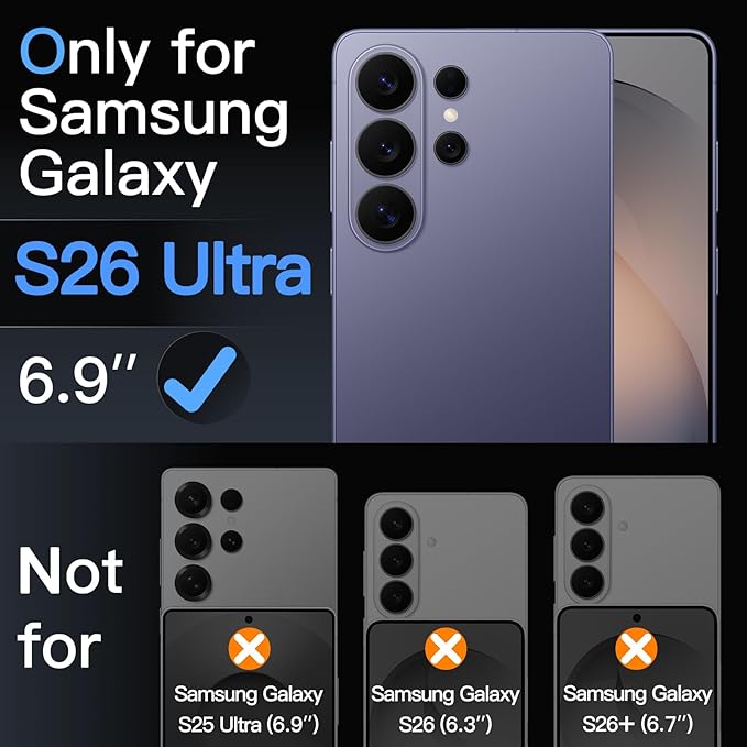 JETech Screen Protector for Samsung Galaxy S26 Ultra - Image 3