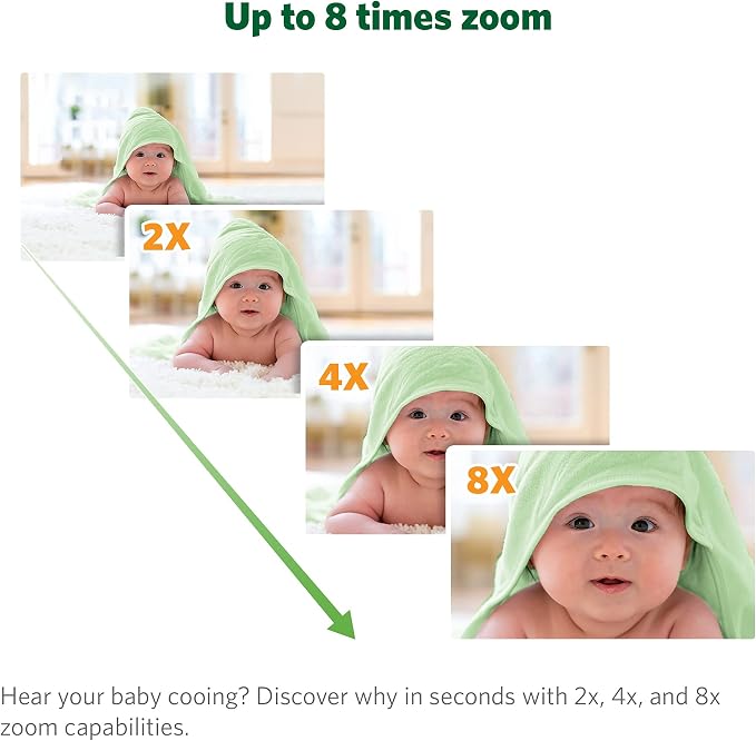 LeapFrog LF915HD Baby Monitor, 5” 720p Screen, 360° Pan & Tilt - Image 16