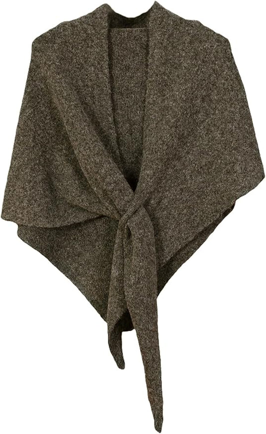 Shawls Wraps Women Triangle Sweater Scarf Warm Wool Blend Pashmina Cape Cold by Obosoyo