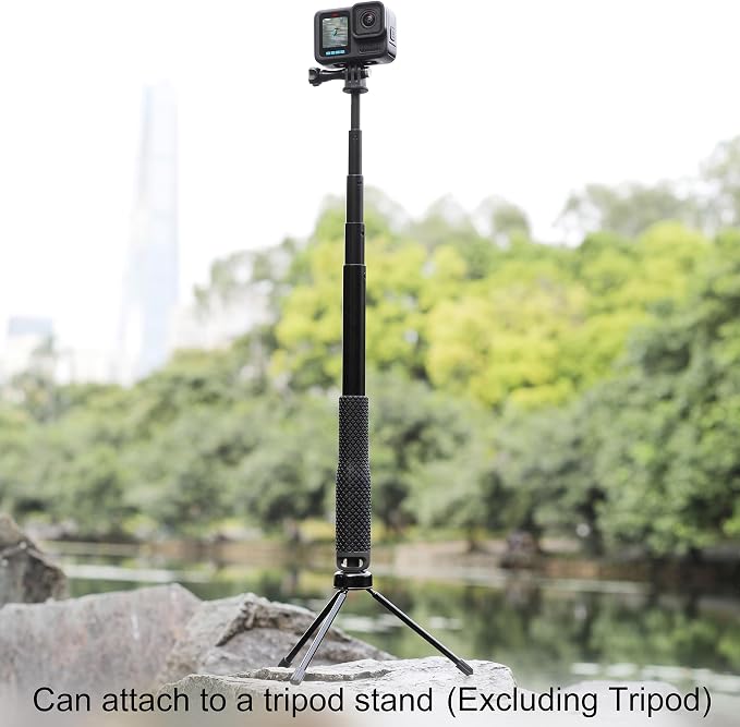 GEPULY Waterproof Selfie Stick for GoPro/DJI/Insta360/AKASO Action Cameras | - Image 6