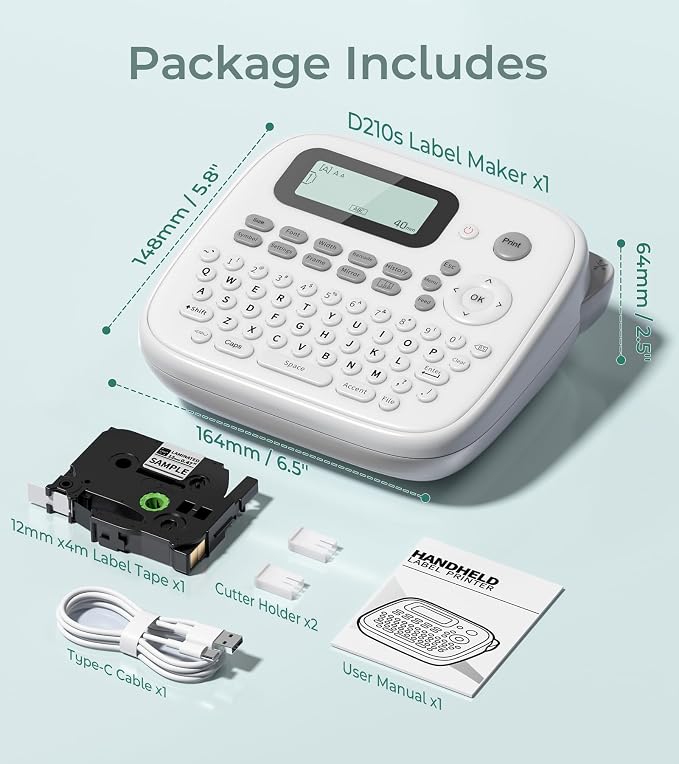 Label Maker Waterproof Labels, Labeler Machine - Image 10