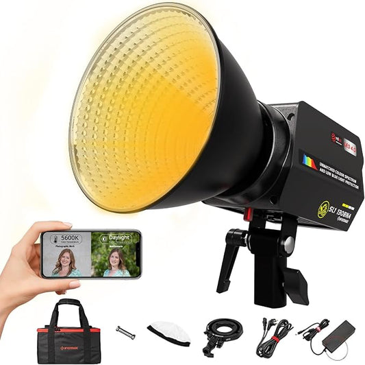 IFOOTAGE LED Video Light 130W SL1 130BNA Bi-Color COB Photography Lighting by IFOOTAGE