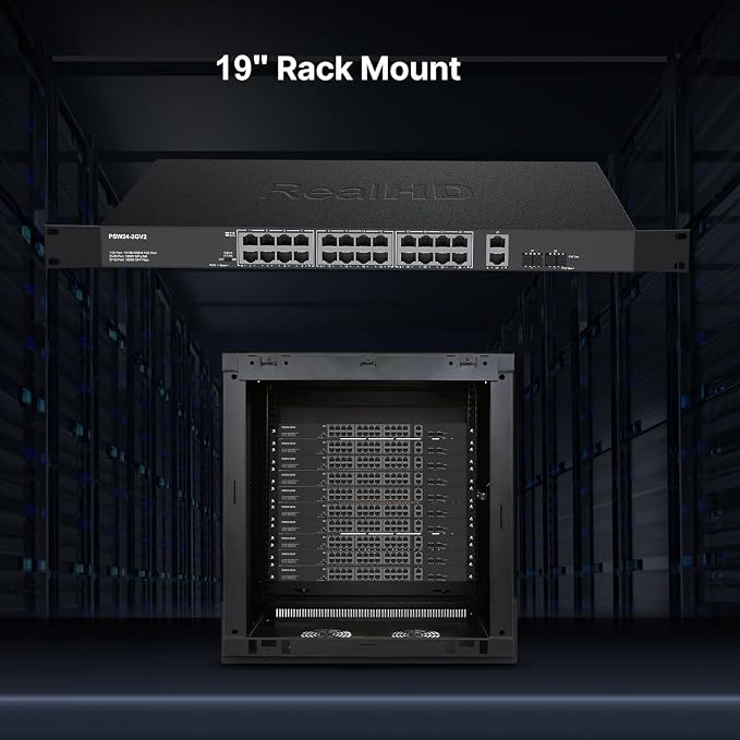 24 Port Full Gigabit PoE Switch - Image 8