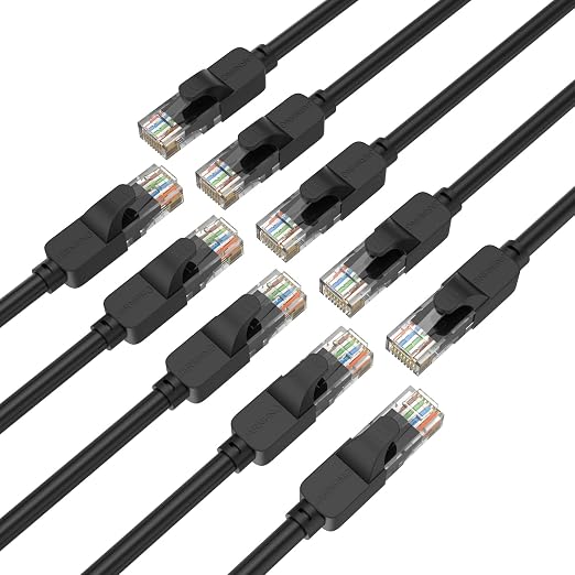 Cat 6 Ethernet Cable 6 ft, Indoor/Outdoor High Speed 10Gbps Internet Cable by Unknown