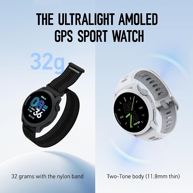 COROS PACE 4 Ultralight Sport GPS Watch, 1.2" AMOLED Touchscreen, 19 Days of - Image 2