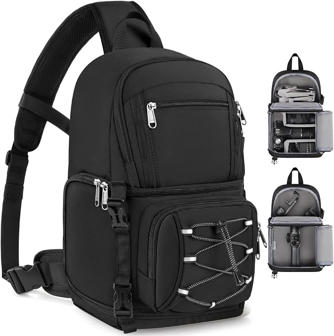 RAINSMORE Camera Bag Small DSLR & Mirrorless Camera Case by RAINSMORE