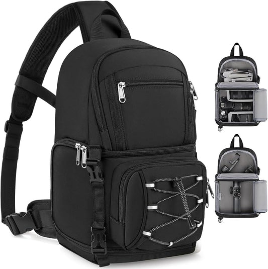 RAINSMORE Camera Bag Small DSLR & Mirrorless Camera Case by RAINSMORE