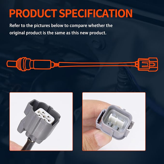 HiSport 234-4092 234-4123 Oxygen O2 Sensor Upstream Downstream 2PCS - Image 2
