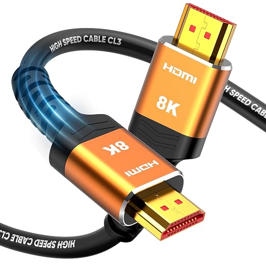 Highwings HDMI Cables 25FT Long, 8K Ultra High Speed HDMI 2.1 Cable 8K@60 by Highwings