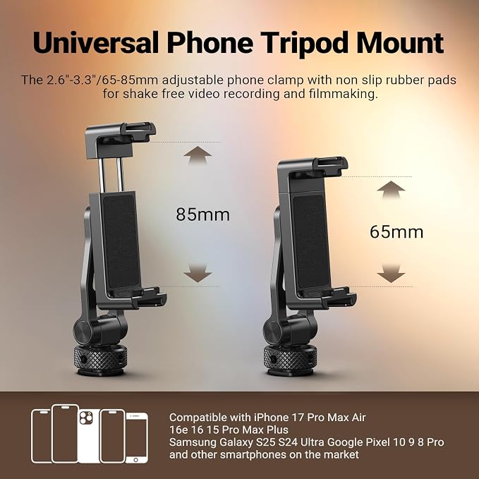 NEEWER Metal Phone Tripod Mount - Image 2