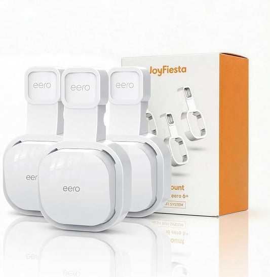 Wall Mount Holder for eero 6 and eero 6+ Router Mesh Wi-Fi System, No Messy by CelebrateEveryLittleMoment