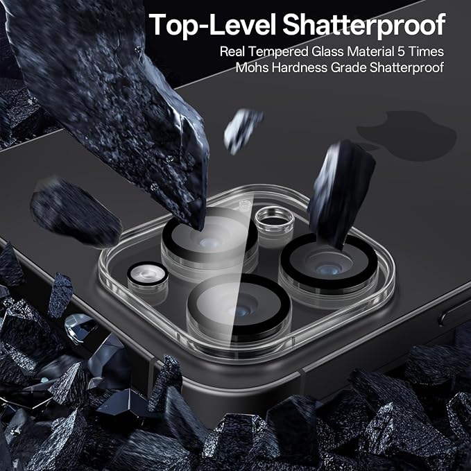 Wiaocit 3 Pack Tempered Glass Camera Lens Protector - Image 5