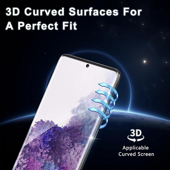 2+2 Pack for Samsung Galaxy S20 Screen Protector and Camera Protector, - Image 5