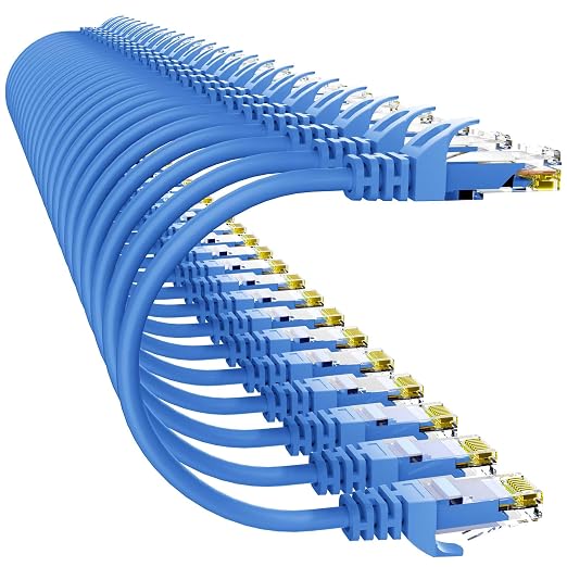 Cat 6 Ethernet Cable 0.5FT, Cat6 Ethernet Patch Cable 10Gbps, High-Speed UTP by 10Gsupxsel