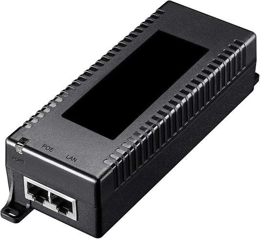 2.5G PoE+ Injector 30W, 802.3af/at 2.5GBASE-T Compaliant, Converts Non-POE Port by PLUSPOE