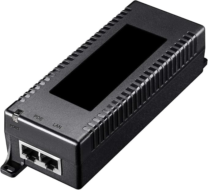 2.5Gb PoE++ Injector 60W, 2.5 Gigabit High PoE+ Adapter, IEEE802.3 af/af/bt by PLUSPOE