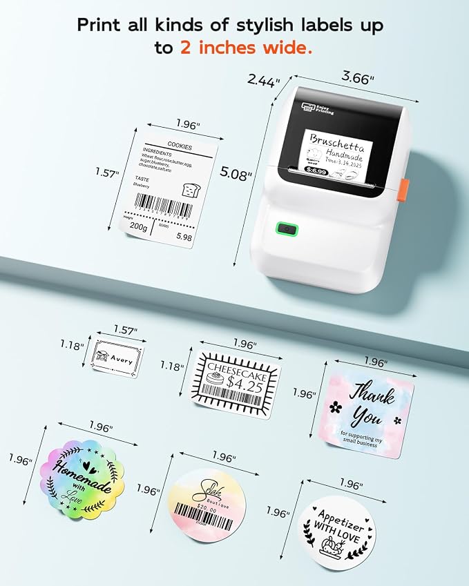 Ponek Label Maker, M100 Address Label Printer, Versatile App - Image 7