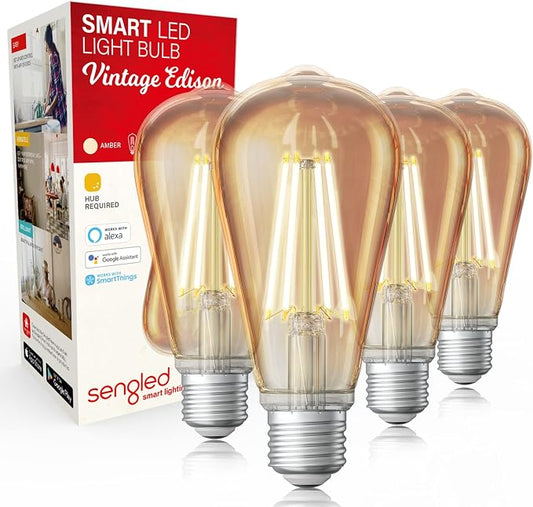 Sengled Zigbee Smart Light Bulbs, Smart Hub Required, Work by Sengled