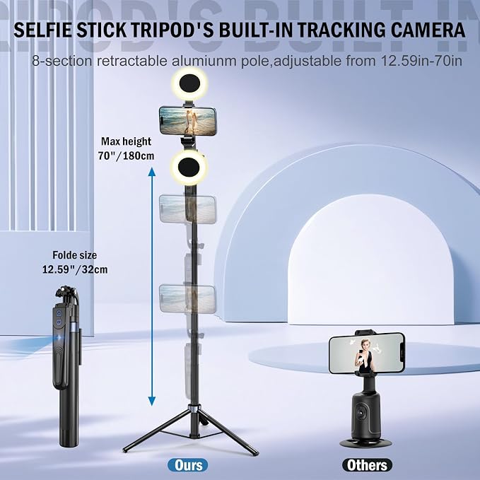 Auto Face Tracking Tripod for iPhone - Image 4