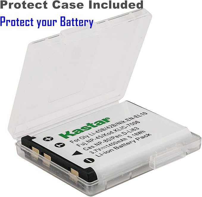 Kastar 2-Pack Battery & Slim USB Rapid Charger Replacement - Image 5