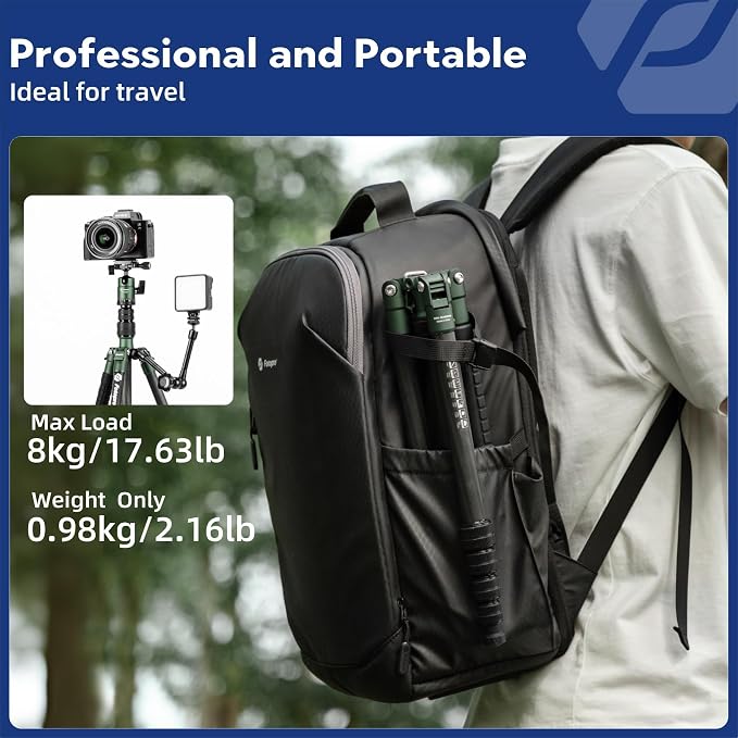 Fotopro 60inch Carbon Fiber Tripod Compact Camera Tripod - Image 2