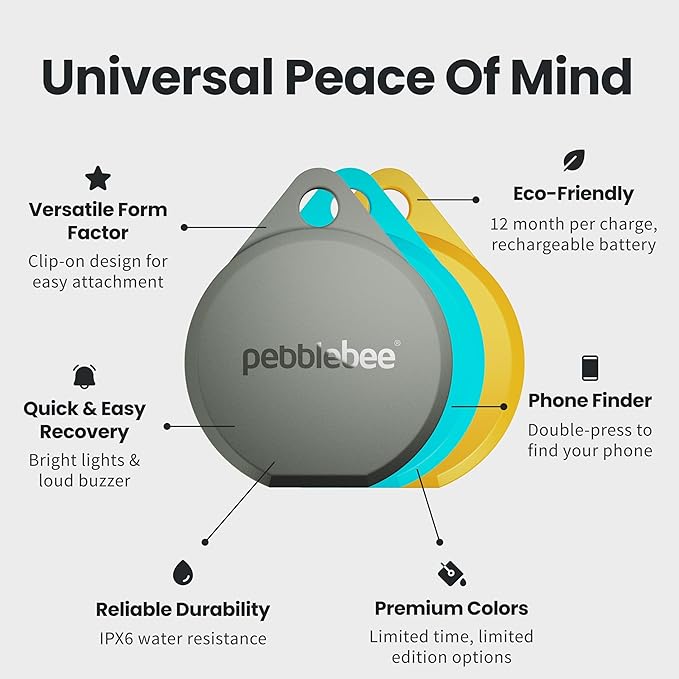 Pebblebee Clip 5 | Rechargeable Bluetooth Tracker Tag - Image 4