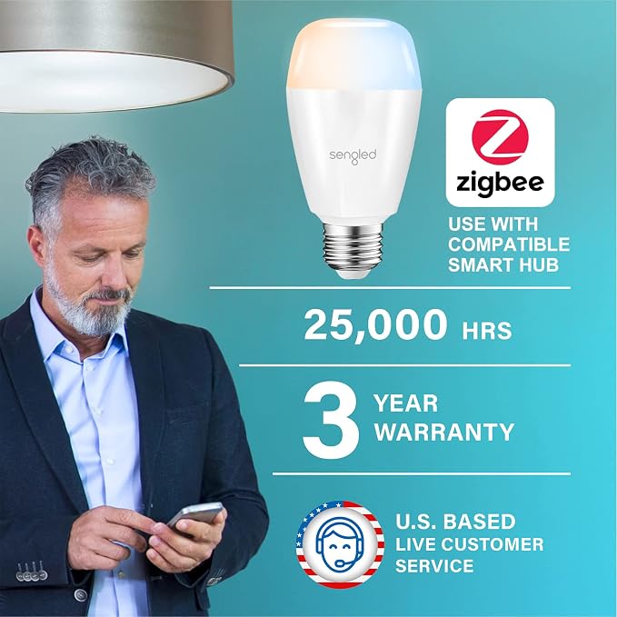 Sengled Zigbee Smart Bulbs, Tunable White 2700K~6500K, Hub Required, Dimmable - Image 2