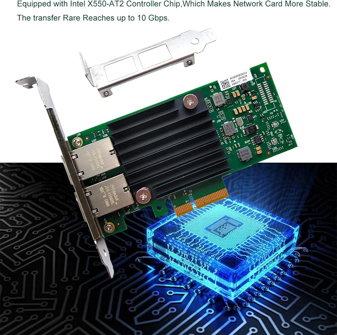 10Gb PCIE x4/x8/x16 Ethernet Network Adapter - Image 3