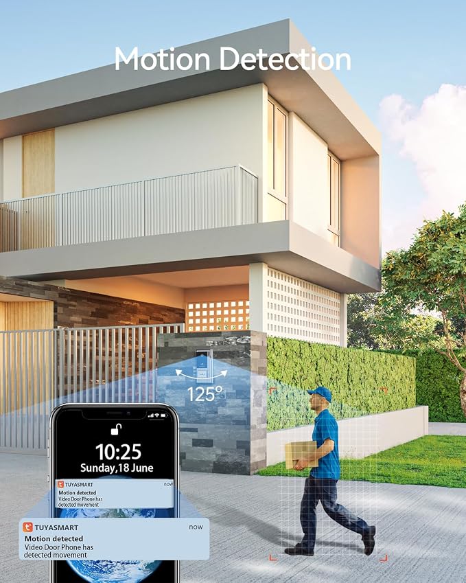 TMEZON WiFi Video Intercom System Doorbell - Image 8
