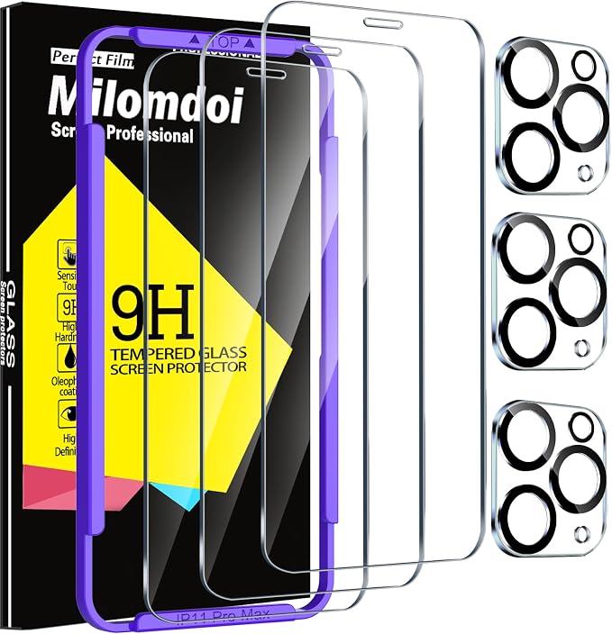 Milomdoi 3 Pack Screen Protector by Milomdoi