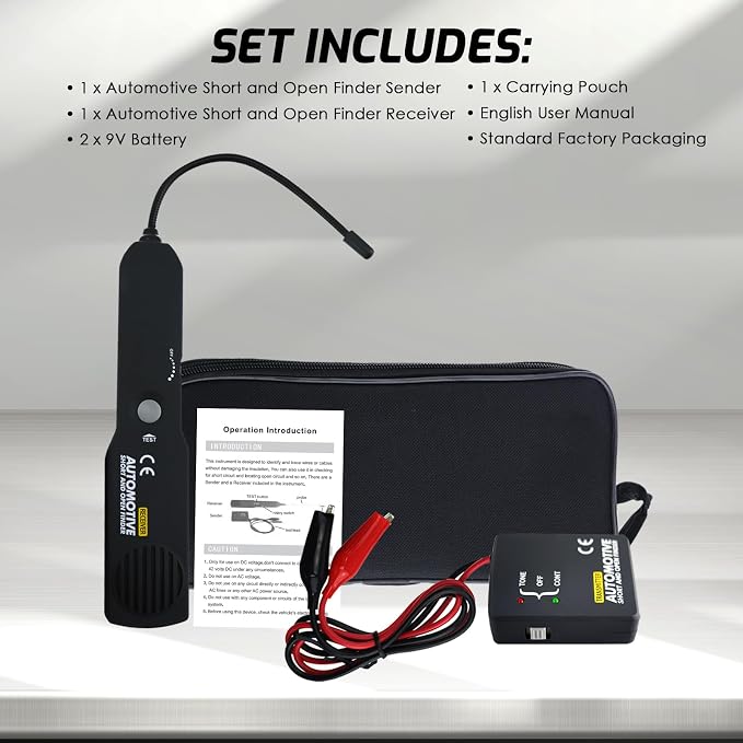 Automotive Circuit Tester, Car Repair Cable Circuit Wire Tracers Analyzer Short - Image 9