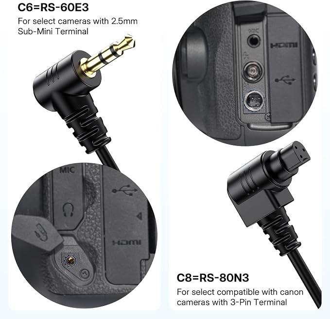 for Canon Camera Rechargeable Remote Shutter Release - Image 7