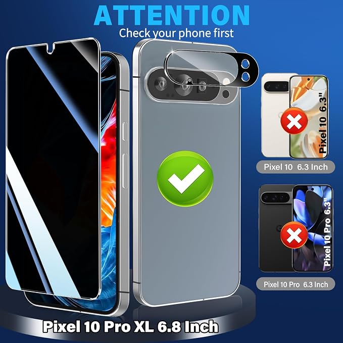 3 Pack Privacy Screen Protector - Image 3