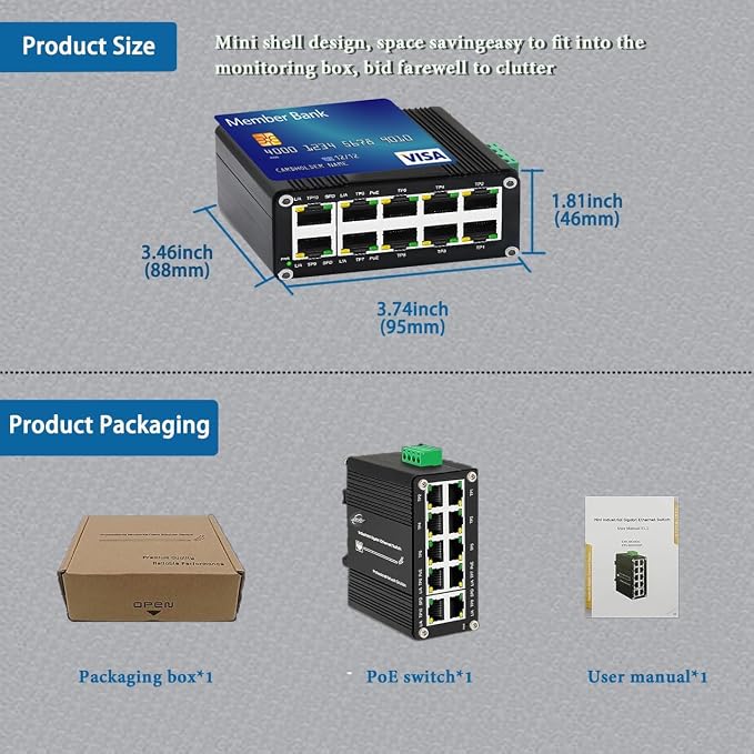 Industrial 8-Port Gigabit PoE Switch - Image 8