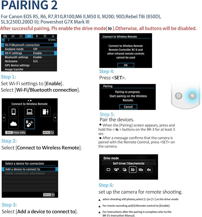 AODELAN Rechargeable Wireless Shutter Release - Image 8