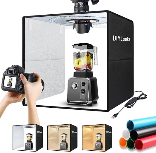 16x16x16 Inch Portable Folding Photo Studio Box by DIYLooks
