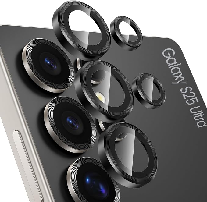 Tensea (3+2PCS Compatible with Samsung Galaxy S25 Ultra Camera Lens Protector by Tensea