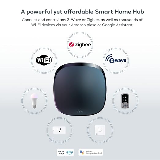 EzloPlus Smart Home Hub with Zigbee & Z-Wave. Works with Wi-Fi Devices - Image 3