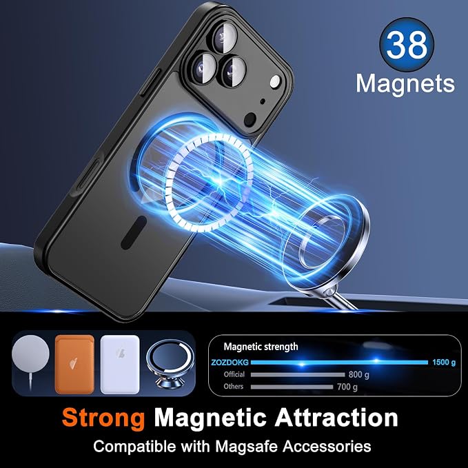 for iPhone 17 Pro Case with Privacy Screen Protector and Camera Protection - Image 3