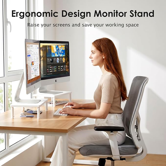 ECOLOVI Wood Computer Monitor Stand Riser - Image 6
